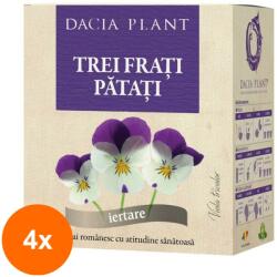 DACIA PLANT Set 4 x Ceai de Trei Frati Patati, 50 g, Dacia Plant