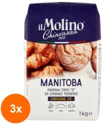 Chiavazza Set 3 x Faina din Grau Tanar Tip 0 Manitoba, Chiavazza, 1 kg