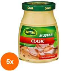 Smak Set 5 x Mustar Clasic, Smak, 180 g