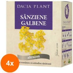 DACIA PLANT Set 4 x Ceai de Sanziene Galbene, 50 g, Dacia Plant