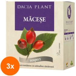DACIA PLANT Set 3 x Ceai de Macese, 50 g, Dacia Plant