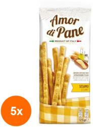 HOSTA Set 5 x Grisine cu Susan, Amor di Pane, 125 g