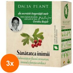 DACIA PLANT Set 3 x Ceai Sanatatea Inimii, 50 g, Dacia Plant