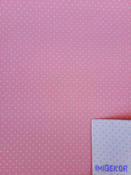  Vízhatlan mintás ív 70x100cm - Pöttyös Kétoldalú - Rózsaszín-Fehér