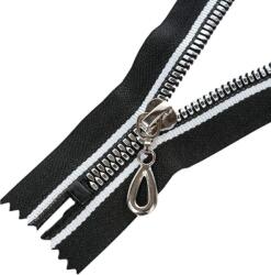 Műanyag cipzár #5 zárt 5KD-L fekete - 16 cm