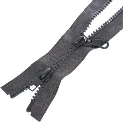  Kétkocsis műanyag cipzár GT10 nyitható 2K0 70 cm - Szürke 312