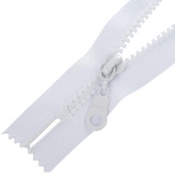 Műanyag cipzár GT10 zárt 5K0-M9 14 cm - Fehér 101