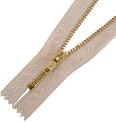 Fém cipzár VT5 zárt sárgaréz 4M0 16 cm - Drapp 307