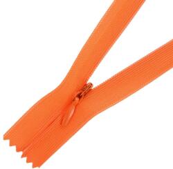 Rejtett cipzár hálós (hurkolt) #3W0 zárt 30 cm - Narancssárga 158