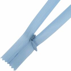 Rejtett cipzár hálós (hurkolt) #3W0 zárt 50 cm - Kék 183