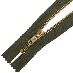 Fém cipzár VT5 zárt sárgaréz 4M0 14 cm - Keki zöld 327