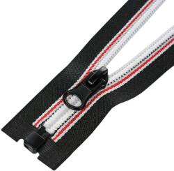 Spirál cipzár nyitható #5D0-L fekete - 60 cm