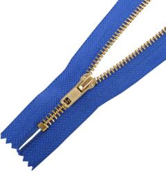 Fém cipzár VT5 zárt sárgaréz 4M0 16 cm - Kék 340