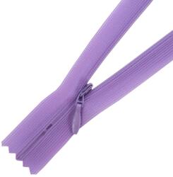 Rejtett cipzár hálós (hurkolt) #3W0 zárt 22 cm - Lila 166