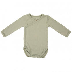 Timboo Body cu Maneca Lunga, din Bambus Whisper Green 50-56 (TM-BSX50-540) - roua
