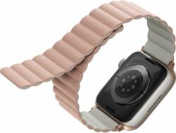 Uniq Revix Reversible Magnetic Apple Watch 42 / 44 / 45 / Ultra 49mm - rózsaszín - bézs (UNIQ-45MM-REVPNKBEG)