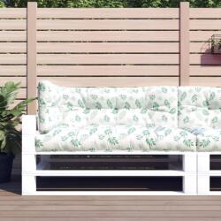 vidaXL Perne de paleți, 3 buc. , model cu frunze textil (360773)