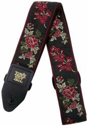 Ernie Ball Classic Jacquard Red Rose Curea de chitară (P04142)