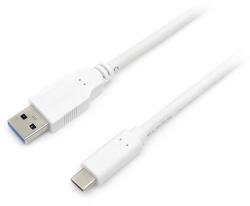  USB3.2(Type-A)(apa) gen1 to USB3.2(Type-C)(apa) gen1 2m (128364) EQUIP fehér átalakító kábel 3A töltési teljesítménnyel