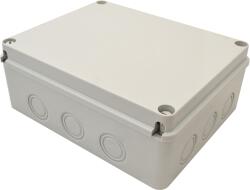 Tracon Elektronikai doboz, világos szürke, teli fedéllel IP67 (MED25209)