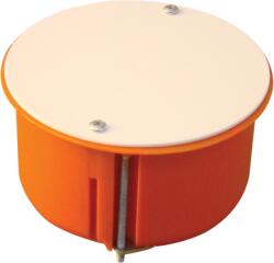 Tracon Gipszkarton doboz, sima, fedéllel, narancssárga 80×45mm (GD8021) - stshop