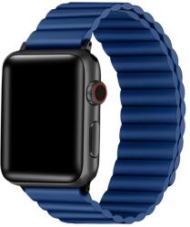 XPRO Apple Watch mágneses szilikon szíj kék 38mm / 40mm / 41mm (128033) (128033)