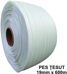 Banda PES Tesuta 19mm x 600m, Tub 76mm, 520 Kg ▷ (WV-19-600)