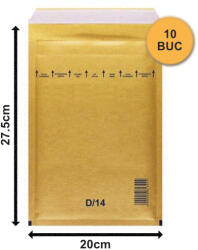  Plicuri cu bule D14 200x275 - 10 buc (D14-10)
