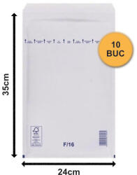  Plicuri cu bule albe F16 240x350 - 10 buc (F16A-10)