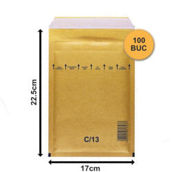  Plicuri cu bule C13 170x225 - 100 buc (C13-100)