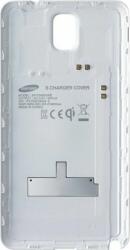 Samsung N9000/N9005 Galaxy Note 3, Akkufedél, fehér (Qi vezeték nélküli NFC akkufedél)