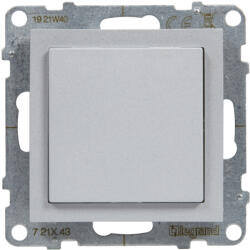 Legrand Suno vakfedél Program Mosaic adapterrel, alumínium (721343) (721343)