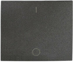 Kanlux LOGI 02-0020-041 nyomólap 2 pólusú kapcsolóhoz, grafit (32962) (32962)