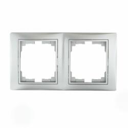 Kanlux DOMO 01-1470-043 Dupla keret, vízszintes, ezüst (24881) (24881)
