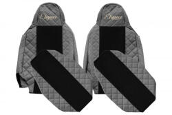  Méretpontos Scania bőr üléshuzat R/S széria 2017-től SZÜRKE Prémium ülés