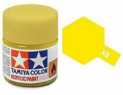 Tamiya Acrylic Paint Mini X-8 Lemon Yellow 10 ml (81508)