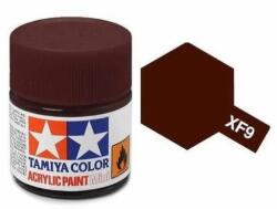 Tamiya Acrylic Paint Mini XF-9 Hull Red 10 ml (81709)