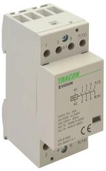 Tracon EVOHK4-25, Installációs kontaktor 230V, 50Hz, 2 Mod, 4×NO, AC1/AC7a, 25A, (EVOHK4-25)