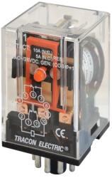 Tracon RM11-48DC Ipari relé 48V DC / 3×CO, (3A, 230V AC / 28V DC) (RM11-48DC)