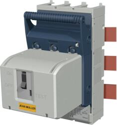 TRACON KETO-3-3/60/AOU/F/AM Szakaszolókapcsoló-biztosító, gyűjtősínre, lapos csatlakozó 690VAC, 440VDC, 630A, 3P, NH3 (KETO-3-3/60/AOU/F/AM)