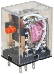 TRACON RM09-110DC Miniatűr relé 110V DC / 2×CO, (3A, 230V AC / 28V DC) (RM09-110DC)
