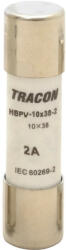 Tracon HBPV-10X38-10 Hengeres biztosító PV gPV, 10A, 1000VDC, 10kA, 10x38 (HBPV-10X38-10)
