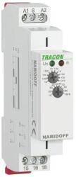 Tracon NARIDOFF Egyfunkciós (elengedéskésleltetéses) időrelé AC/DC 12-240V, 0, 1s-10d, 16A/AC1, 250VAC/24VDC (NARIDOFF)