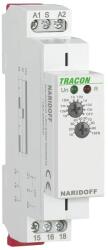 TRACON Tracon NARIDOFF Egyfunkciós (elengedéskésleltetéses) időrelé AC/DC 12-240V, 0, 1s-10d, 16A/AC1, 250VAC/24VDC (NARIDOFF)