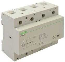 Tracon EVOHK4-80, Installációs kontaktor 230V, 50Hz, 4 Mod, 4×NO, AC1/AC7a, 80A, (EVOHK4-80)