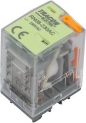 TRACON Tracon RN08-110AC Miniatűr teljesítményrelé 110V AC / 2×CO (12A, 230V AC / 28V DC) (RN08-110AC)