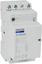 Tracon SHK4-25V22, Installációs kontaktor 230V AC, 50Hz, 2 Mod, 2×NO+2×NC, AC1/AC7a, 25A (SHK4-25V22)