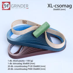 DT Grinder Csiszolószalag csomag "XL" 30x800[mm]