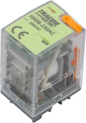 Tracon Electric Tracon RN08-24AC Miniatűr teljesítményrelé 24V AC / 2×CO (12A, 230V AC / 28V DC) (RN08-24AC)