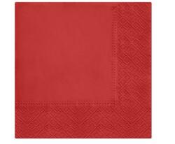 PAW Șervețele de masă - Roșii, 33 x 33 cm